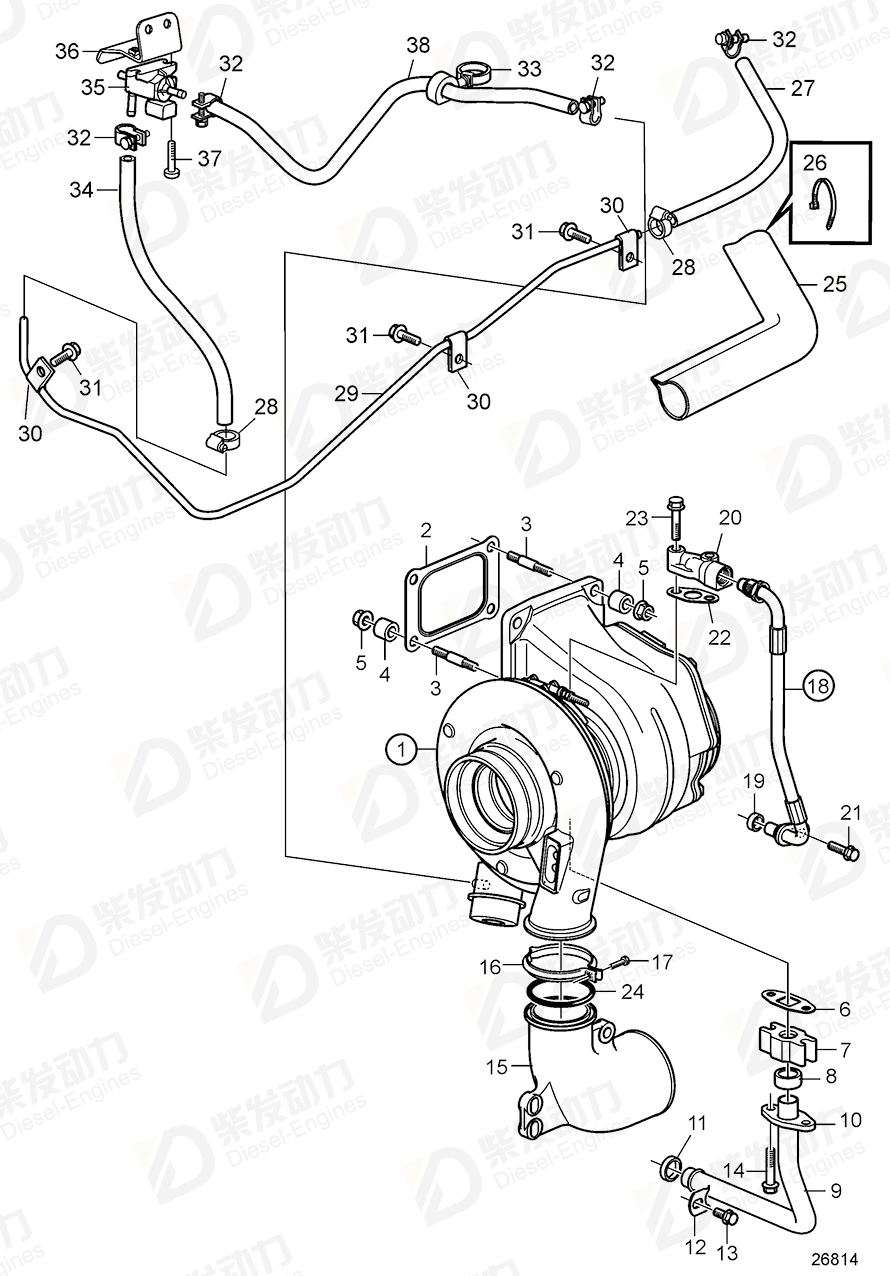 volvo penta Plane gasket 420641 Drawing volvo penta Plane gasket 420641 Drawing